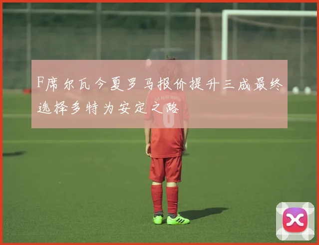F席尔瓦今夏罗马报价提升三成最终选择多特为安定之路